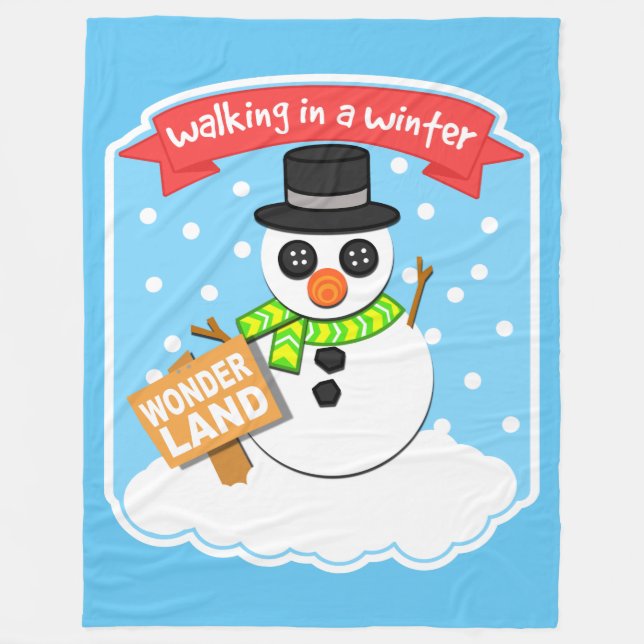 Manta Polar Una maravilla de invierno II (Anverso)