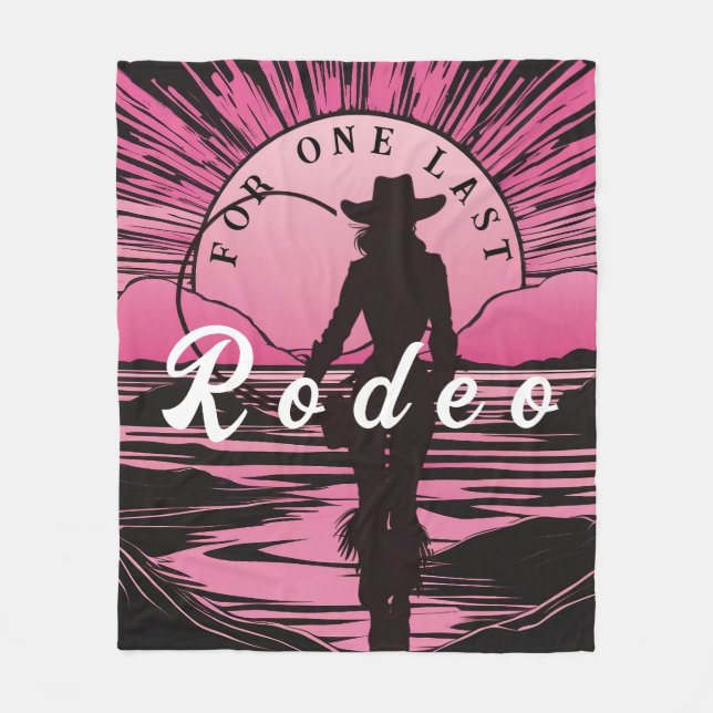 Manta Polar Una última despedida de soltera Rodeo (Anverso)