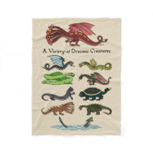 Una variedad de criaturas draconicas