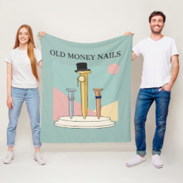 Manta Polar Uñas de dinero antiguo