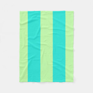Manta Polar ¡¡¡Unas franjas azules y verdes para la diversión!