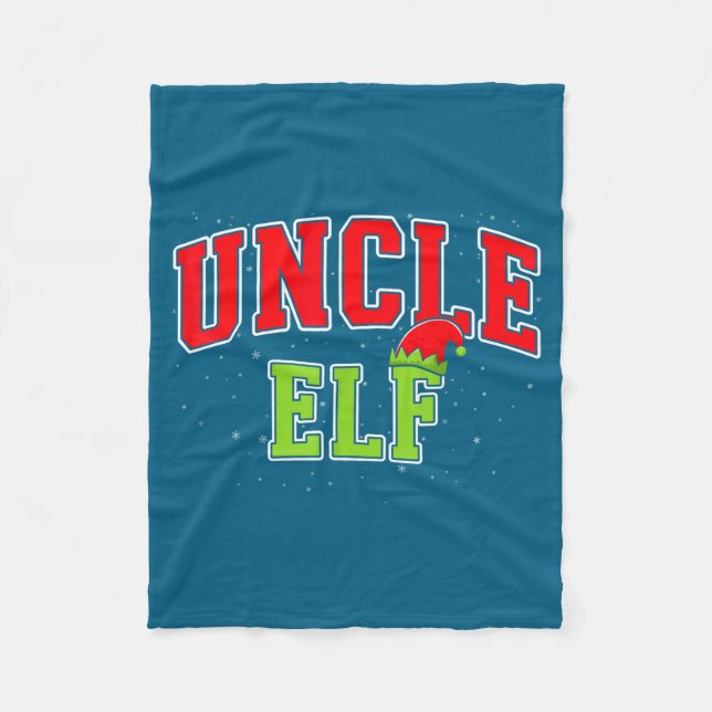 Manta Polar Uncle Elf Christmas Family Matching Group Xmas Unc (Anverso)