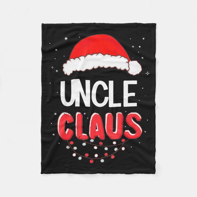 Manta Polar Uncle Santa Claus Christmas Matching Costume  (Anverso)