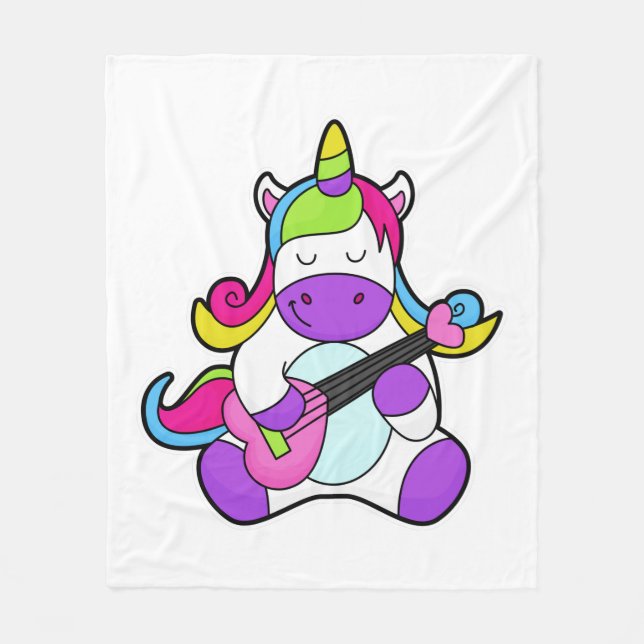 Manta Polar Unicorn as Musician with Guitar (Anverso)