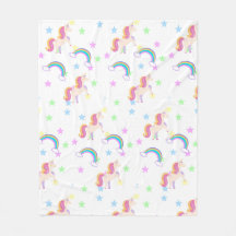Unicorn Fleece Blanket