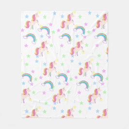 Manta Polar Unicorn Fleece Blanket