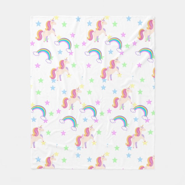Manta Polar Unicorn Fleece Blanket (Anverso)