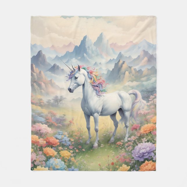 Manta Polar Unicorn Fleece Blanket (Anverso)