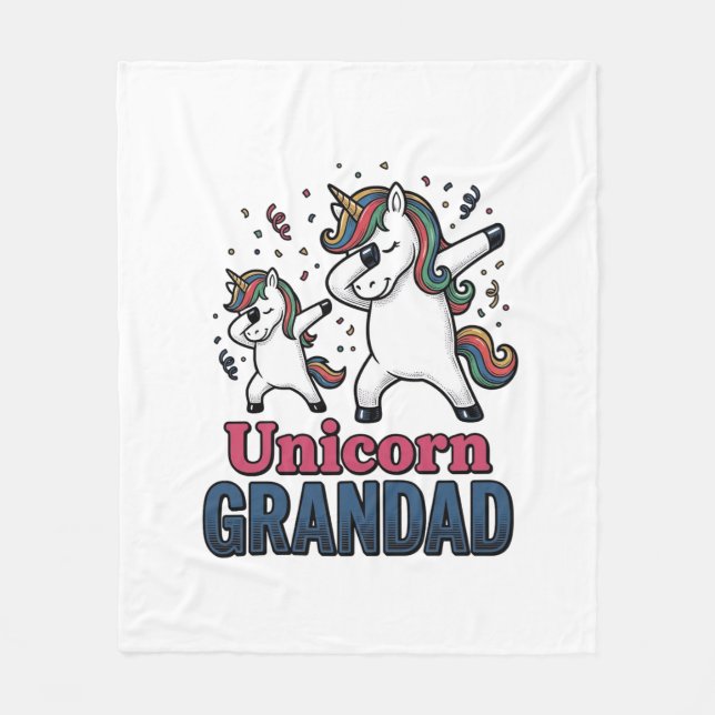 Manta Polar Unicorn Grandad Vintage Engraving Shirt Design_1 (Anverso)