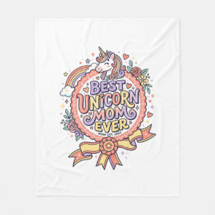 Manta Polar Unicorn Mejor Mamá Unicornio De Siempre Caprichoso