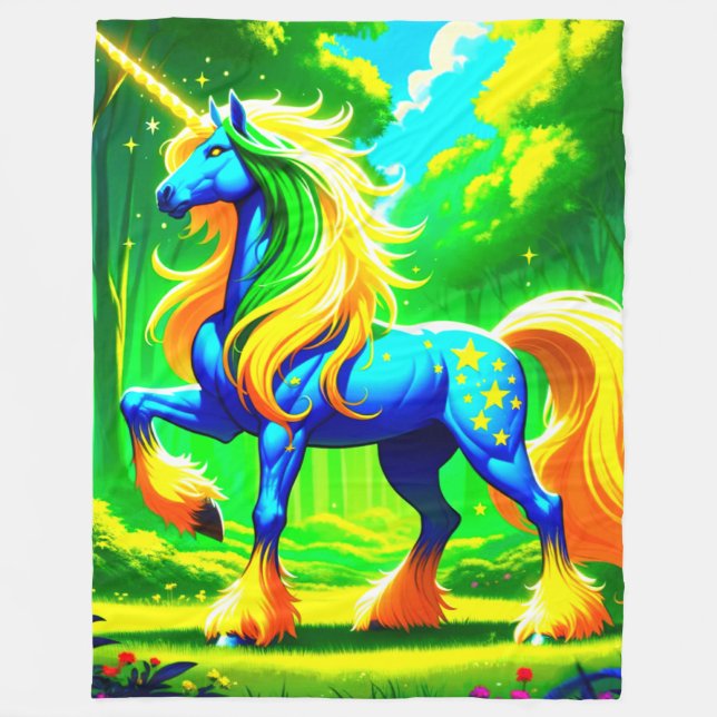 Manta Polar Unicornio (Anverso)