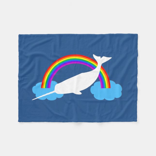 Manta Polar Unicornio del mar (Frente (Horizontal))