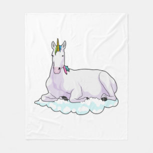 Manta Polar Unicornio en la nube