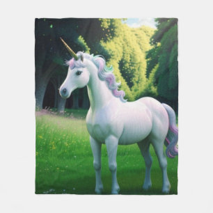 Manta Polar Unicornio Encantado