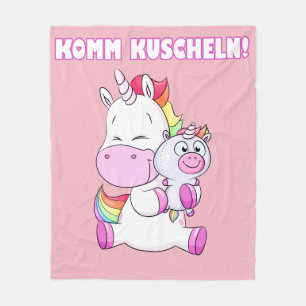 Manta Polar Unicornio Kuscheldecke Vienes acurrucada!
