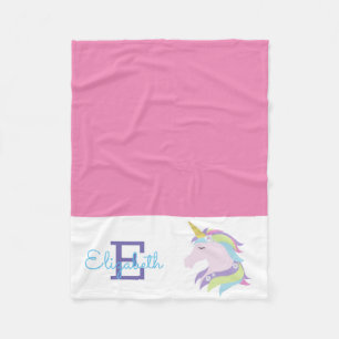 Manta Polar Unicornio mágico personalizado