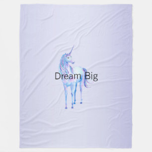 Manta Polar Unicornio mágico púrpura Ombre