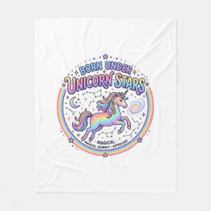 Manta Polar Unicornio nacido bajo estrellas de unicornio diver