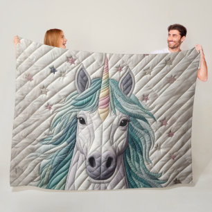Manta Polar Unicornio sinuoso