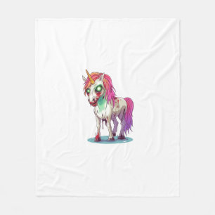 Manta Polar Unicornio Zombi
