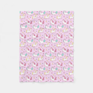 Manta Polar Unicornios Fleece Blanket