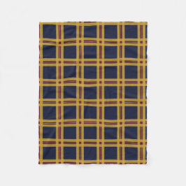 Manta Polar Universidad Norwich Tartán