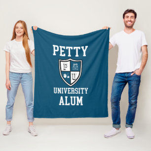 Manta Polar Universidad Petty Alam Alcázar Alma Mater azul div