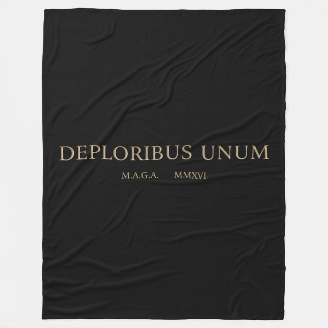 Manta Polar unum del deploribus (deplorables) (Anverso)