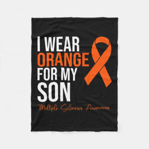 Manta Polar Usa Naranja Para Mi Hijo Señora Warrior Múltiples
