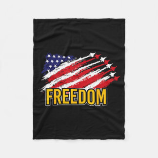 Manta Polar Usa patriótico - bandera americana libertad - orgu