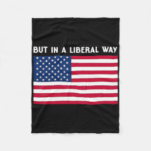 Manta Polar Usa Pero De Una Manera Liberal 4 De Julio Feminist