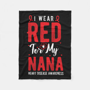 Manta Polar Usa Rojo Para Concienciar Sobre Mi Enfermedad Del 