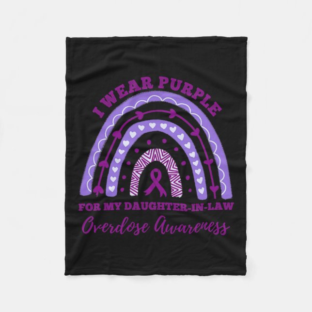 Manta Polar Usar Hija Morada En Ley Sobredosis De Conciencia R (Anverso)