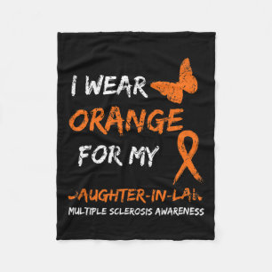 Manta Polar Usar Naranja para mi cuñada múltiple esclero