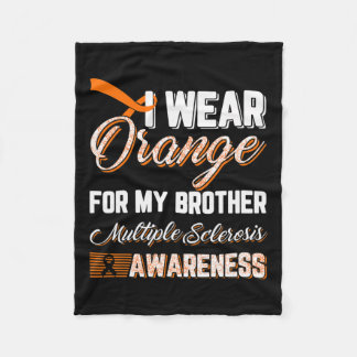 Manta Polar Usar Naranja Para Mi Hermano Esclerosis Múltiple