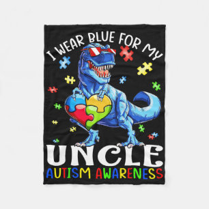 Manta Polar Usé Azul Para Mi Tío Dinosaurio De Conciencia Del 