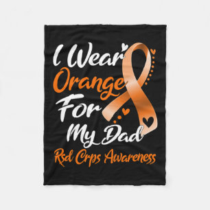 Manta Polar Uso Naranja Para La Conciencia De Rsd Crps De Mi P