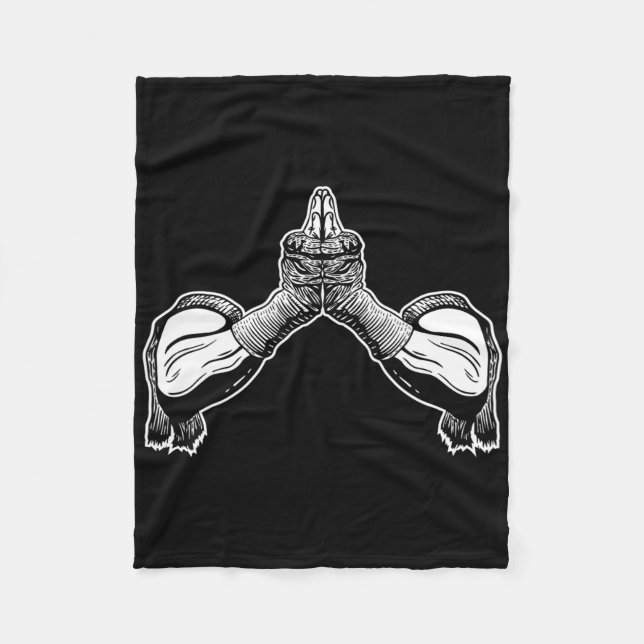 Manta Polar Uso tradicional muay tailandés (Anverso)