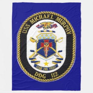 MANTA POLAR USS MICHAEL MURPHY FLEECE BLANKET