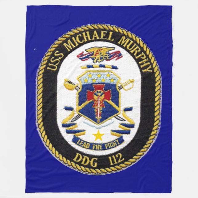 MANTA POLAR USS MICHAEL MURPHY FLEECE BLANKET (Anverso)