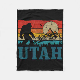 Manta Polar Utah Pie Grande Montañas Vintage Senderismo Caza C