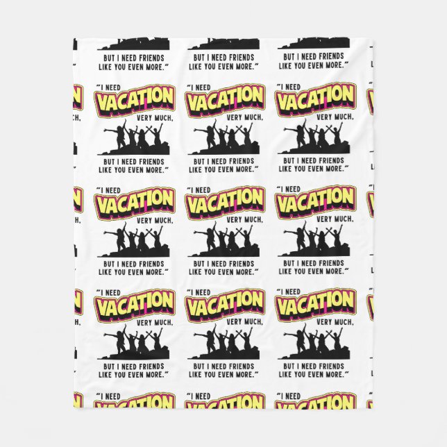 MANTA POLAR VACACIONES (Anverso)