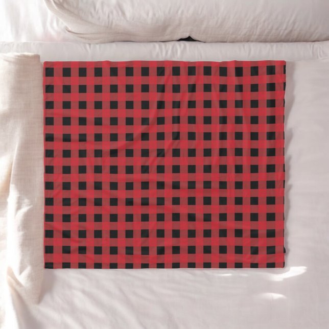 Manta Polar Vacaciones de Red Buffalo Plaid (Subido por el creador)