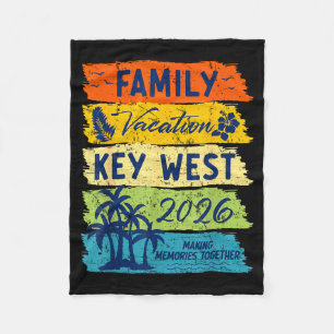 Manta Polar Vacaciones Familiares 2026 Key West Verano Coincid