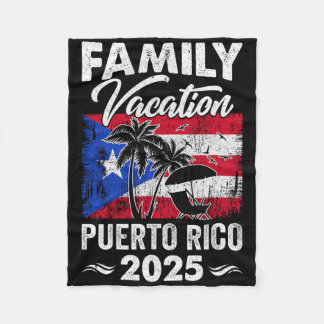 Manta Polar Vacaciones familiares Puerto Rico 2025 Vaca de ver