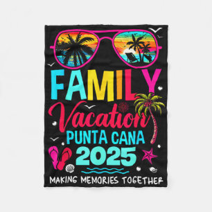 Manta Polar Vacaciones Familiares Punta Cana 2025 Haciendo Rec