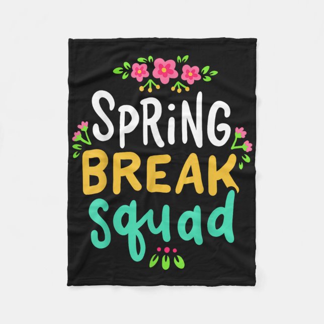 Manta Polar Vacaciones veraniegas de estudiantes de vacaciones (Anverso)