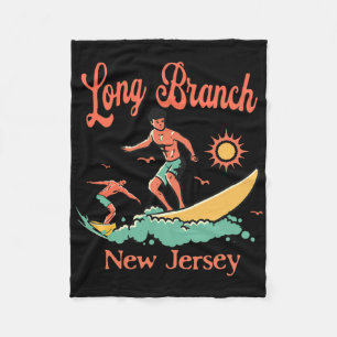 Manta Polar Vacacionista de Nueva Jersey Long Branch Nj Playa