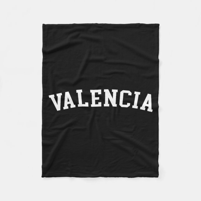 Manta Polar Valencia  (Anverso)