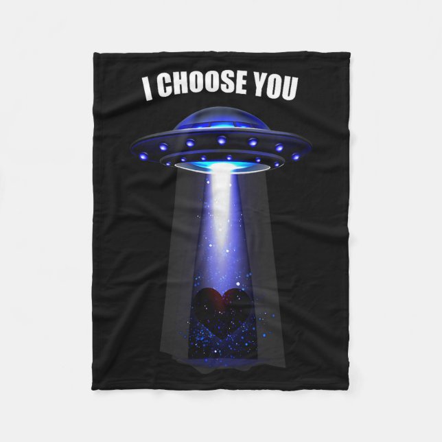 Manta Polar Valentine I Choose You  (Anverso)
